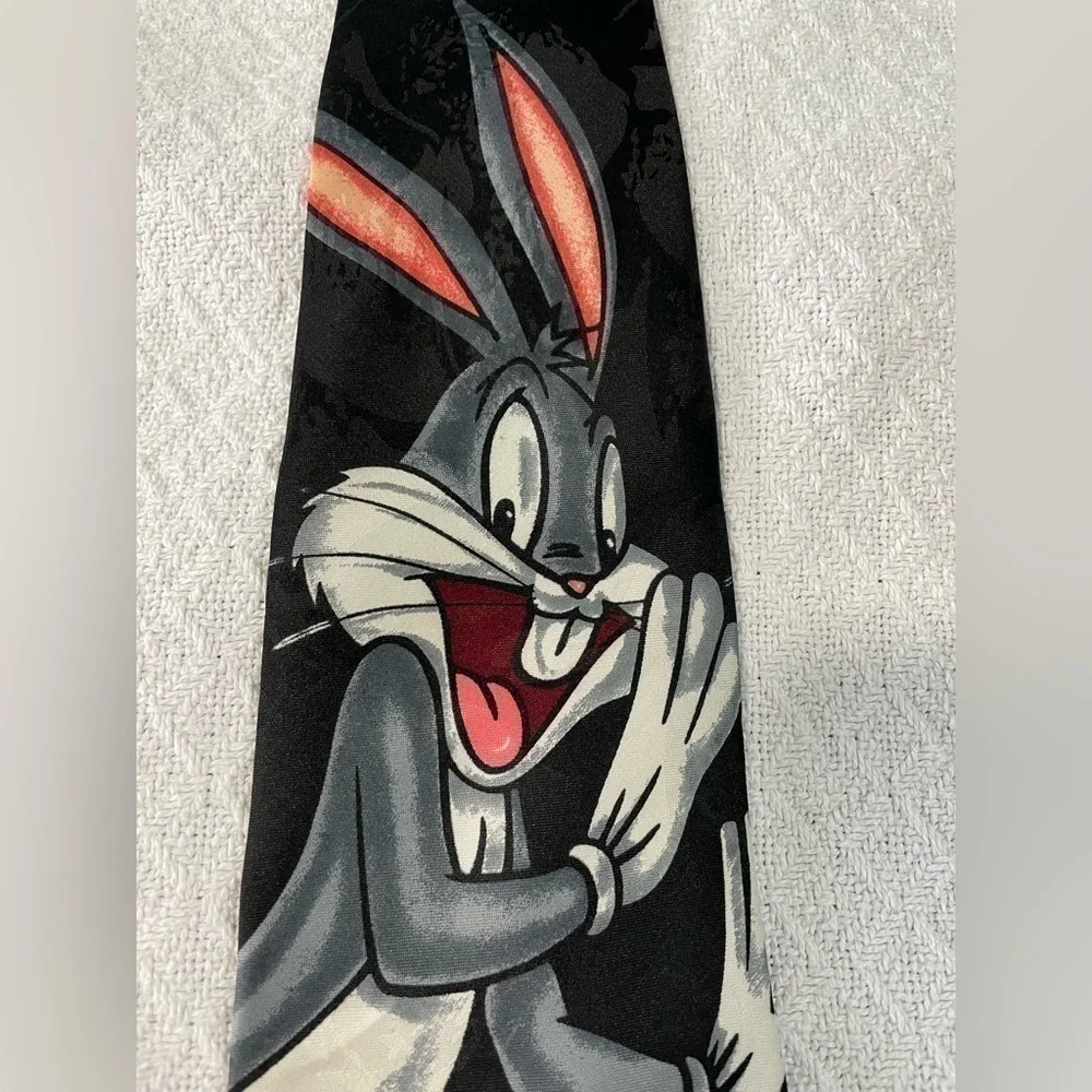Bugs Bunny Neck Tie Vintage 90s Looney Tunes Men’s Neck Tie